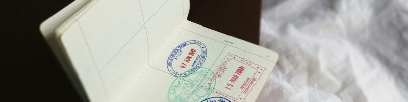 a close up of a piece of paper with stamps on it
