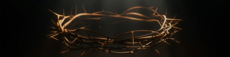 a crown of crown of jesus with rays coming from behind it