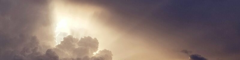 scenery of white clouds